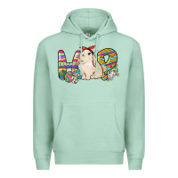Seafoam Hop rabbit Premium Hoodie - NancyCooperArtShop