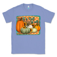 Colony Blue It's Fall y'all pumpkins halloween and sunflowers Classic Tee - Jasminsmagicworld