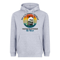 Heather Grey In a world where you can be anything be kind Heavyweight Hoodie - Bettercallsaul