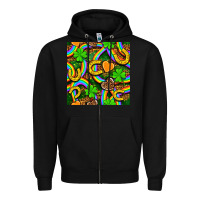 Black St. Patricks rainbow seamless Zipper Hoodie - BundleAndBundleShop