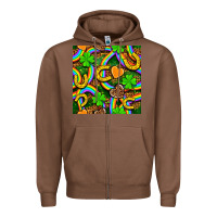 Chestnut St. Patricks rainbow seamless Zipper Hoodie - BundleAndBundleShop