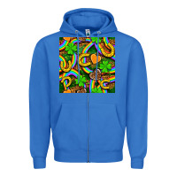 True Royal St. Patricks rainbow seamless Zipper Hoodie - BundleAndBundleShop