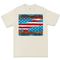 Bone Leopard glitter American flag tumbler Premium Tee - Neo Western