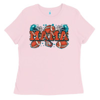 Bubblegum Pink mama American football Ladies Tee - Zillion Design Studio