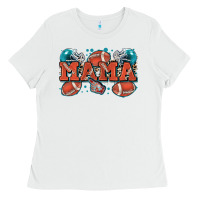 White mama American football Ladies Tee - Zillion Design Studio