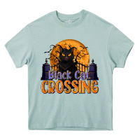 Arona Black Cat Crossing Heavy Core Tee - texasbilliewilder