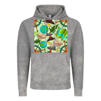 Cloud Rock geography class seamless pattern Vintage Hoodie - BundleAndBundleShop