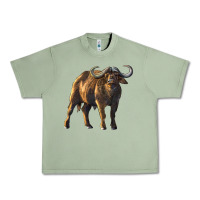 Oil Green Buffalo Urban Heavy Tee - LillyAllenDesigns
