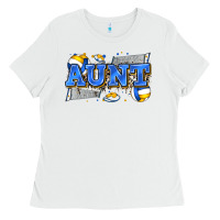 White aunt volleyball Ladies Tee - Zillion Design Studio