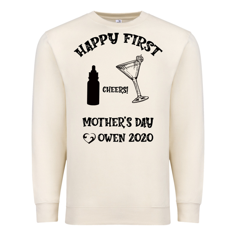 Happy Fırst Cheers Mother's Day Owen 2020 Premium Sweatshirt by Bettercallsaul | Teevron