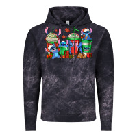 Cloud Black christmas stitch coffee Vintage Hoodie - Jasminsmagicworld