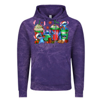 Cloud Purple christmas stitch coffee Vintage Hoodie - Jasminsmagicworld