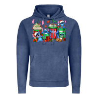 Vintage Denim christmas stitch coffee Vintage Hoodie - Jasminsmagicworld