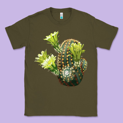 Nylon Hedgehog Cactus Classic Tee Designed By Lillyallendesigns