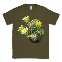 Army Green nylon hedgehog cactus Classic Tee - LillyAllenDesigns