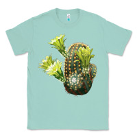 Seafoam nylon hedgehog cactus Classic Tee - LillyAllenDesigns