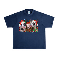 Navy funny christmas heifers Urban Heavy Tee - Jasminsmagicworld