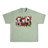 Oil Green funny christmas heifers Urban Heavy Tee - Jasminsmagicworld