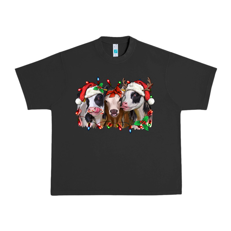 Funny Christmas Heifers Urban Heavy Tee by Jasminsmagicworld | Teevron