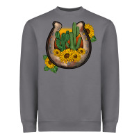 Storm western horseshoe sunflower cactus Heavyweight Sweatshirt - BarkalooDesign