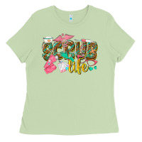 Matcha scrub life Ladies Tee - texasbilliewilder
