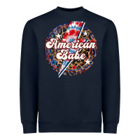 Navy Western American Babe Patriotic Heavyweight Sweatshirt - LillyAllenDesigns
