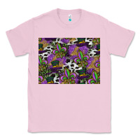 Bubblegum Pink mardi gras celebration pattern Classic Tee - CowhideDigitalArt