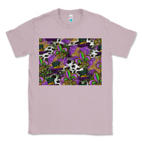 Lilac mardi gras celebration pattern Classic Tee - CowhideDigitalArt