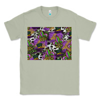Matcha mardi gras celebration pattern Classic Tee - CowhideDigitalArt