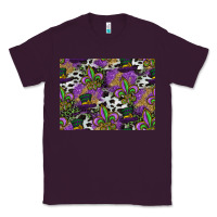 Plum mardi gras celebration pattern Classic Tee - CowhideDigitalArt