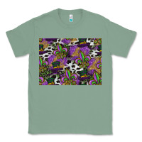 Sage mardi gras celebration pattern Classic Tee - CowhideDigitalArt