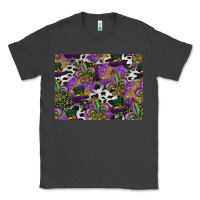Smoke mardi gras celebration pattern Classic Tee - CowhideDigitalArt