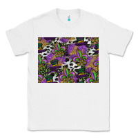 White mardi gras celebration pattern Classic Tee - CowhideDigitalArt