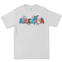 Dove Grey Lightning bolt with America Premium Tee - Neo Western