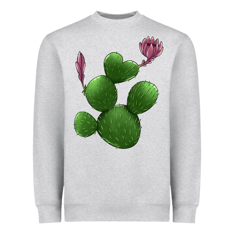 Heart Cactus Heavyweight Sweatshirt by Jasminsmagicworld | Teevron