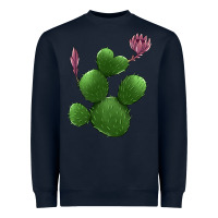 Navy heart cactus Heavyweight Sweatshirt - Jasminsmagicworld