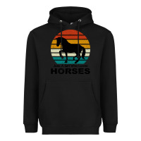 Black Just A Girl Who Loves Horses Heavyweight Hoodie - Bettercallsaul