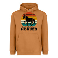Meerkat Just A Girl Who Loves Horses Heavyweight Hoodie - Bettercallsaul