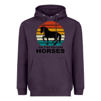 Plum Just A Girl Who Loves Horses Heavyweight Hoodie - Bettercallsaul