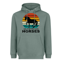 Sage Just A Girl Who Loves Horses Heavyweight Hoodie - Bettercallsaul