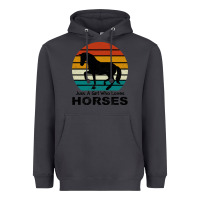Smoke Just A Girl Who Loves Horses Heavyweight Hoodie - Bettercallsaul