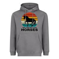 Storm Just A Girl Who Loves Horses Heavyweight Hoodie - Bettercallsaul