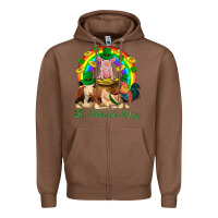 Chestnut St. Patrick's Day Farm Animal Png Zipper Hoodie - BundleAndBundleShop