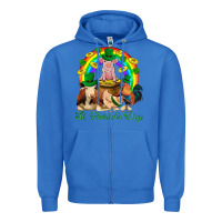True Royal St. Patrick's Day Farm Animal Png Zipper Hoodie - BundleAndBundleShop