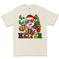 Bone ho ho heifer little cute christmas cow Premium Tee - AdoDesignShop