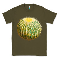 Army Green golden barrel cactus Classic Tee - LillyAllenDesigns