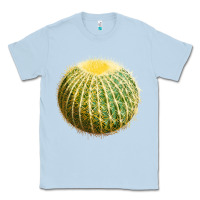Dusty Blue golden barrel cactus Classic Tee - LillyAllenDesigns