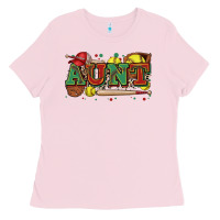 Bubblegum Pink aunt softball Ladies Tee - Zillion Design Studio