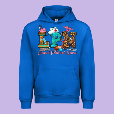Licensed Practical Nurse Urban Hoodie Designed By Oliviacreatesart