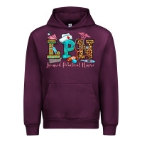 Mauve Wine licensed practical nurse Urban Hoodie - OliviaCreatesArt